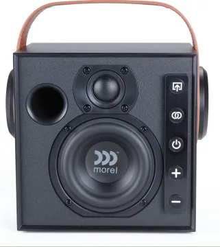 MOREL BIGGIE COSMIC BLACK портативная беспроводная Hi-Fi колонка - 10