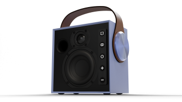 MOREL BIGGIE DENIM SKY портативная беспроводная Hi-Fi колонка - 8
