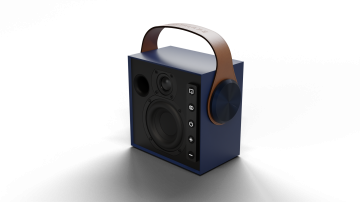 MOREL BIGGIE MIDNIGHT BLUE портативная беспроводная Hi-Fi колонка - 4