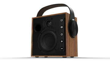 MOREL BIGGIE OAK WOOD портативная беспроводная Hi-Fi колонка - 3