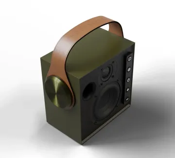 MOREL BIGGIE OLIVE GREEN портативная беспроводная Hi-Fi колонка - 2