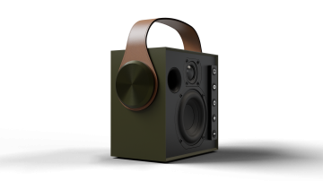 MOREL BIGGIE OLIVE GREEN портативная беспроводная Hi-Fi колонка - 4