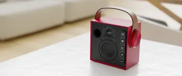 MOREL BIGGIE RUBY RED портативная беспроводная Hi-Fi колонка - 4