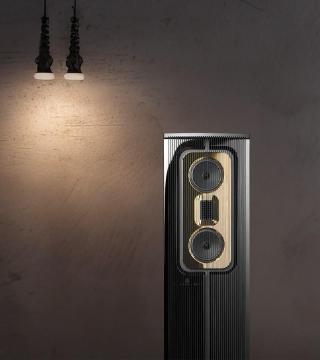 Steinway Lyngdorf Model C Passive Speaker left Ebony Black Lacquer  - 5