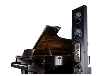 Steinway Lyngdorf Model D Passive Speaker left Ebony Black Lacquer  - 5