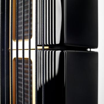 Steinway Lyngdorf Model LS Studio left Speaker Ebony Black Lacquer Matte Gold  - 4