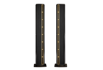 Изображение продукта Steinway Lyngdorf Model LS Studio right Speaker Ebony Black Lacquer Matte Gold