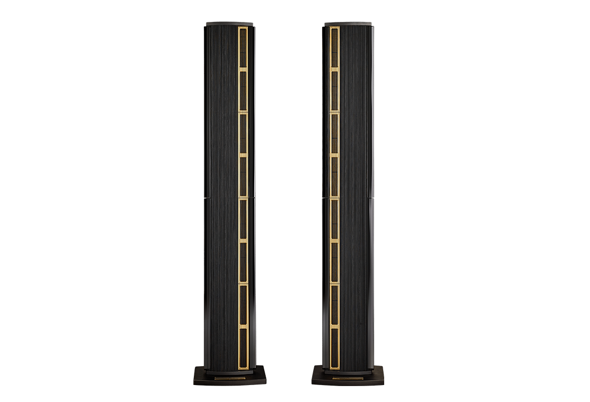 Steinway Lyngdorf Model LS Studio right Speaker Ebony Black Lacquer Matte Gold